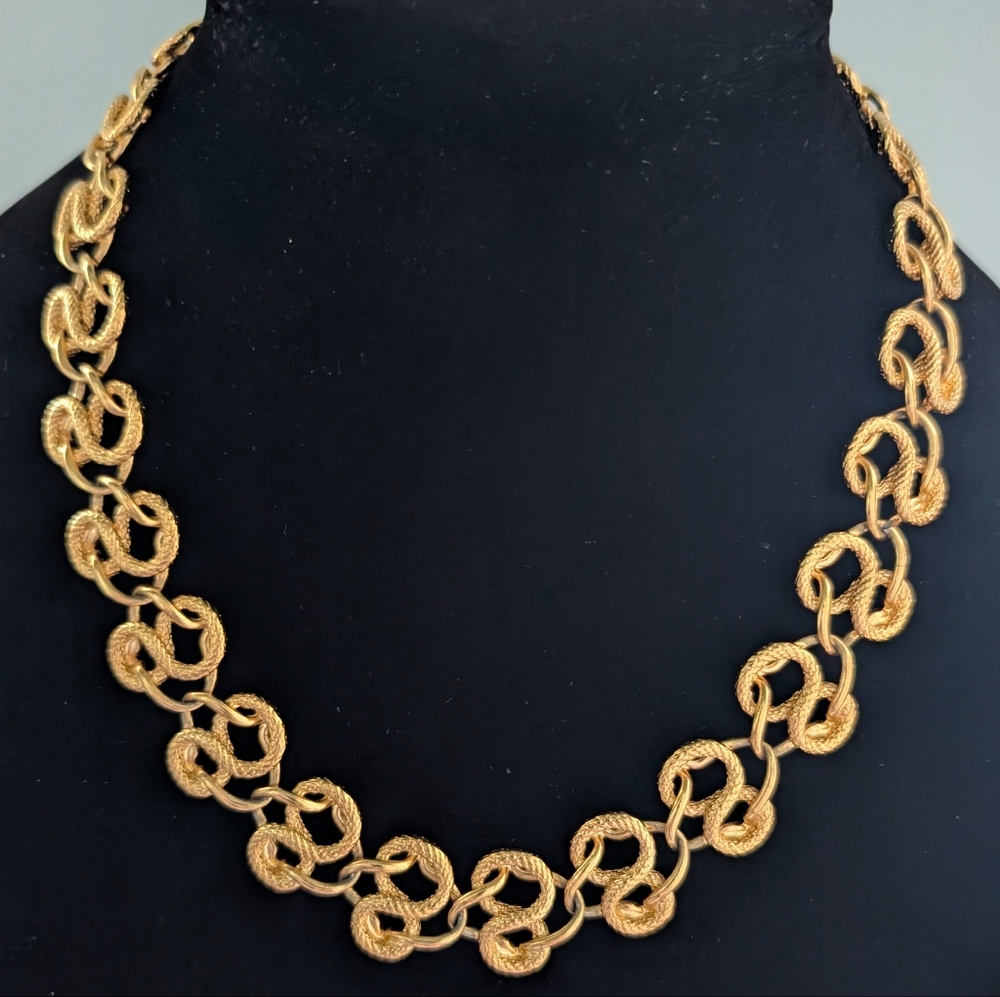 Vintage 1980's Napier Gold Necklace